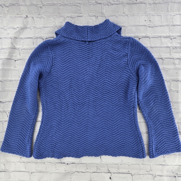 JM Collection Knit Cardigan Cape One Button Closure Size Large - Picture 6 of 6